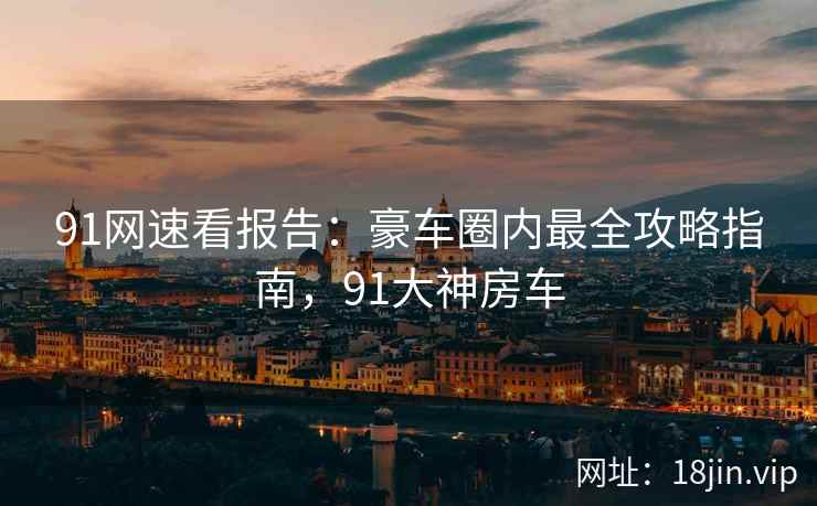 91网速看报告：豪车圈内最全攻略指南，91大神房车