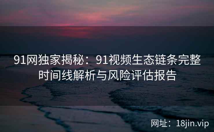 91网独家揭秘：91视频生态链条完整时间线解析与风险评估报告